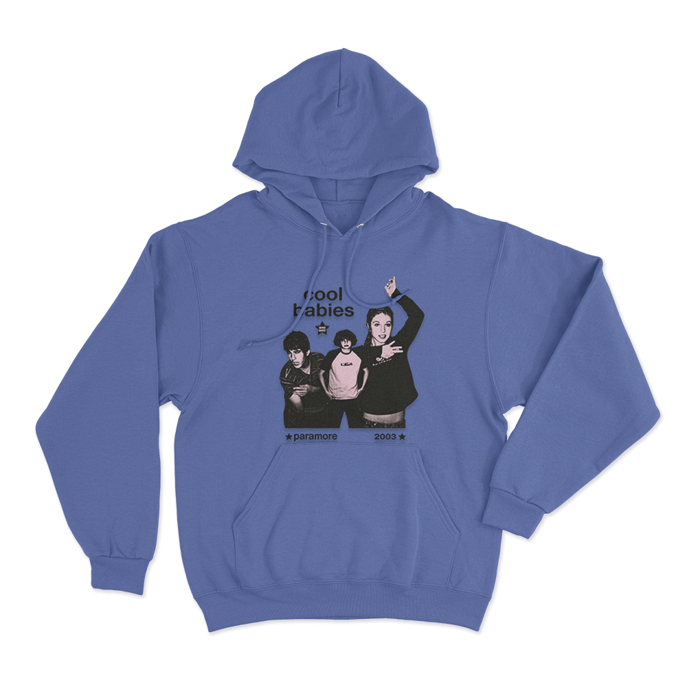Cool Babies Paramore Unisex Hoodie Blue Cool Babies Paramore Unisex Hoodie Blue