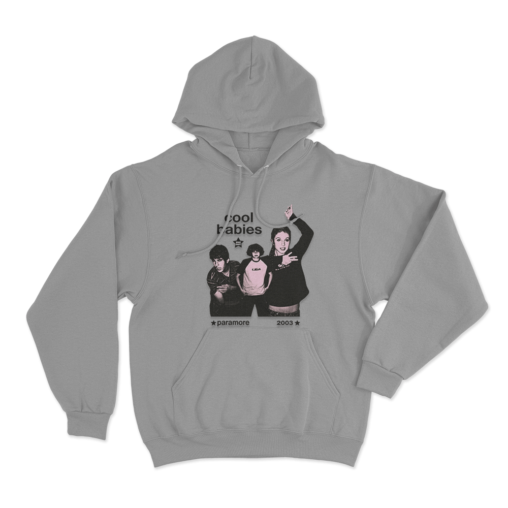 Cool Babies Paramore Unisex Hoodie Grey Cool Babies Paramore Unisex Hoodie Grey