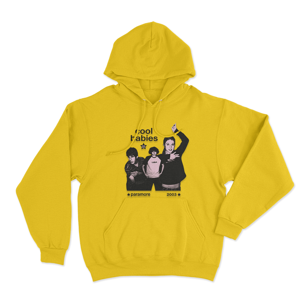 Cool Babies Paramore Unisex Hoodie Yellow Cool Babies Paramore Unisex Hoodie Yellow