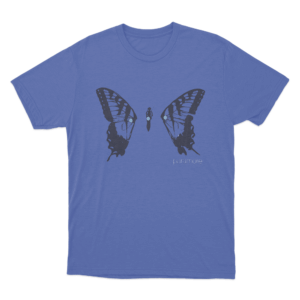 Paramore Butterfly Unisex T Shirt Blue