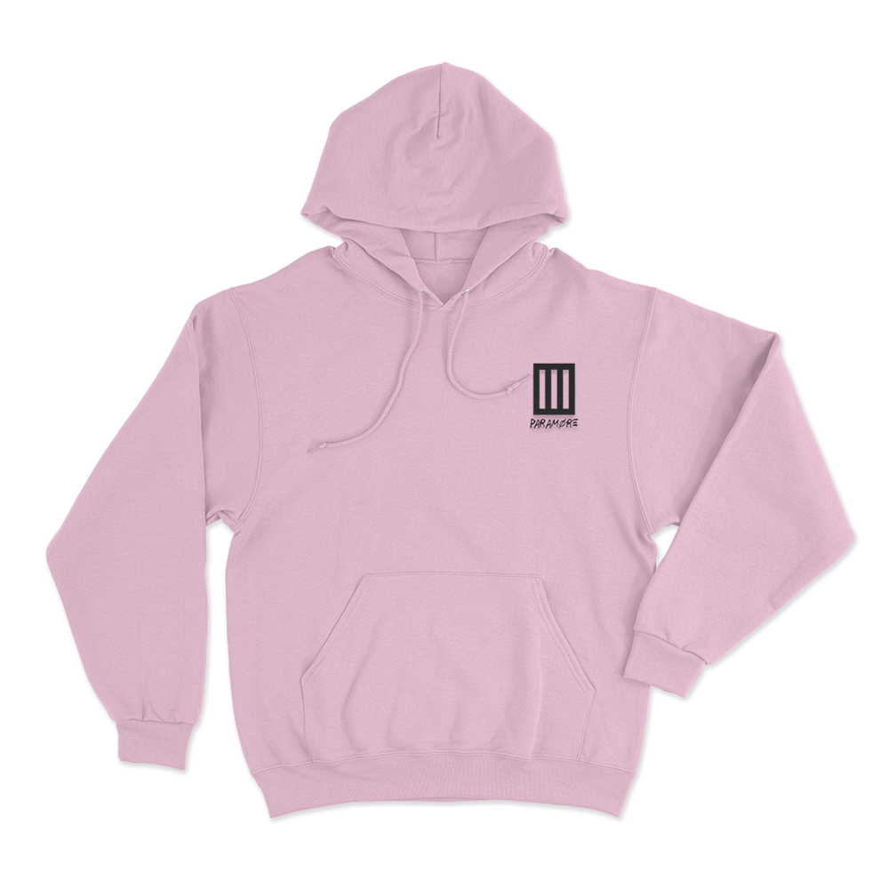 Paramore Classic Logo Unisex Hoodie Pink Paramore Classic Logo Unisex Hoodie Pink