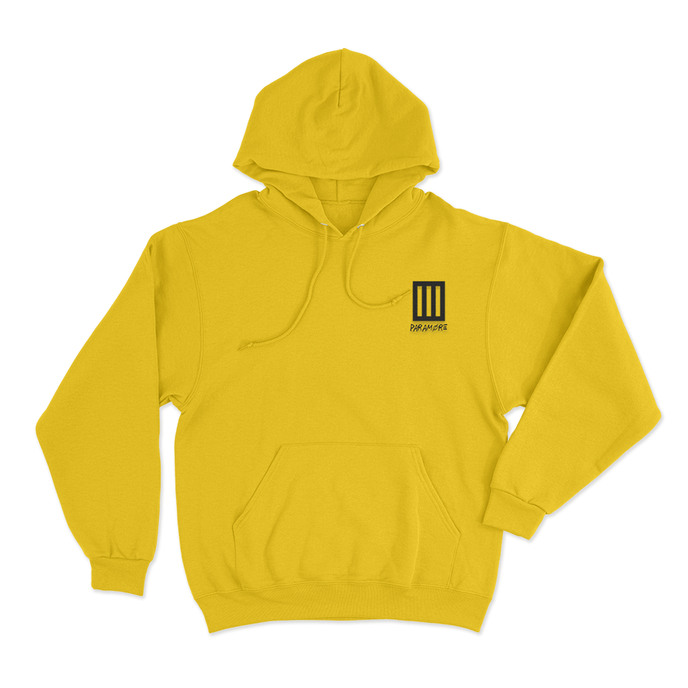 Paramore Classic Logo Unisex Hoodie Yellow Paramore Classic Logo Unisex Hoodie Yellow