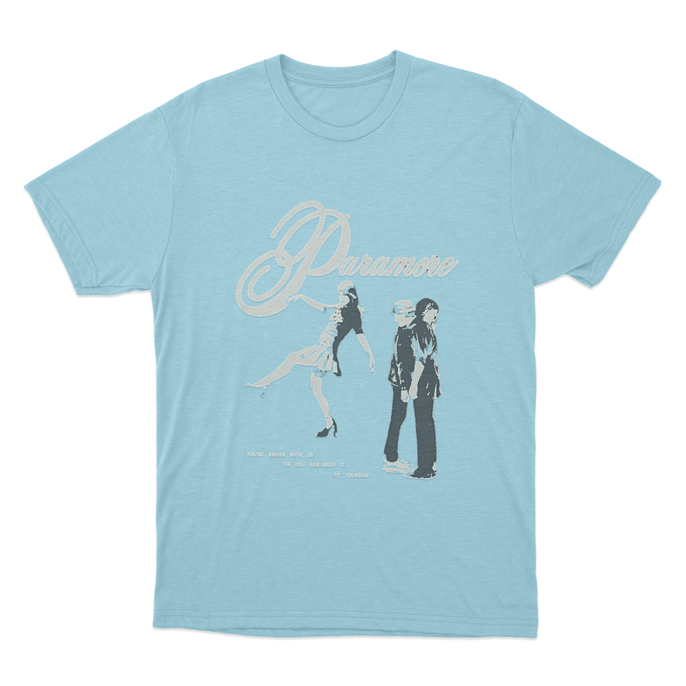 Paramore Keep It To Yourself Unisex T Shirt Sky Blue Paramore Keep It To Yourself Unisex T Shirt Sky Blue