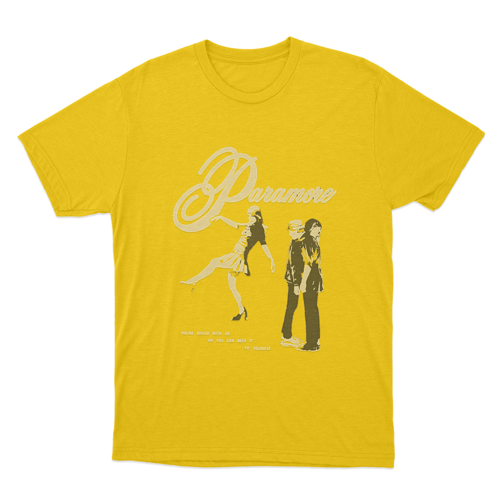 Paramore Keep It To Yourself Unisex T Shirt Yellow Paramore Keep It To Yourself Unisex T Shirt Yellow